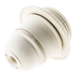 Lot de 5 douilles E27 + bague - Blanc -^Zenitech
