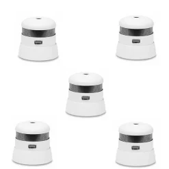 Lot de 5 détecteurs de fumée certifié nf cavius durée 10 ans X5 -^Lifebox