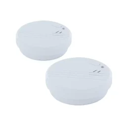 Lot de 2 détecteurs de fumée pile alcaline 1an -^Chacon Online