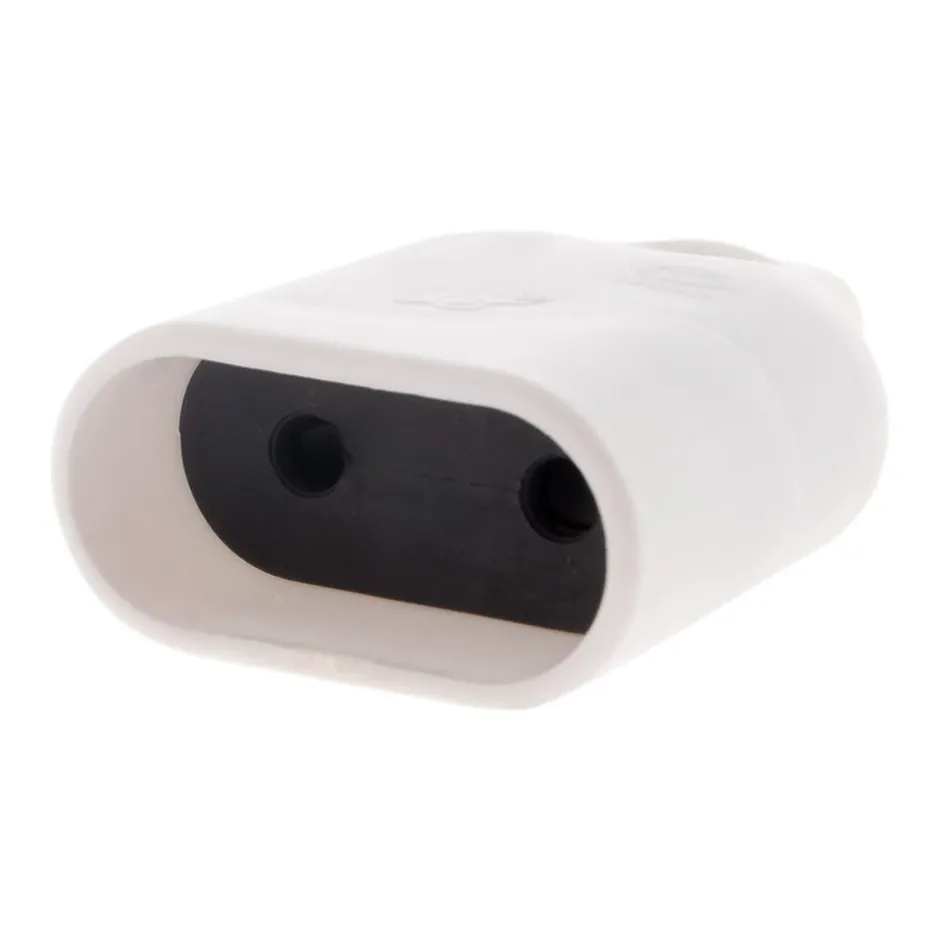 Lot de 10 fiches femelles 2P 6A - Blanc --Zenitech