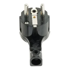 Lot de 5 fiches mâles 16A extraplate - Noire -^Zenitech Discount