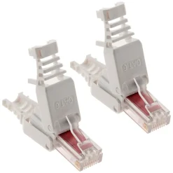 Lot de 100 fiches RJ45 CAT 6 sans outil --Zenitech Sale