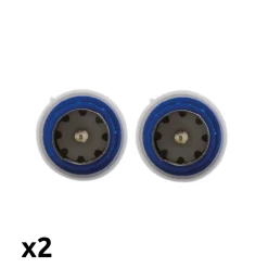 Lot de 2 fiches TV mâles diamètre 9,5mm sortie droite --Zenitech Discount