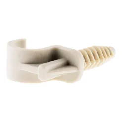 Lot de 10 fixe tubes diamètre 16mm - Gris --Zenitech Online