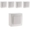 Lot de 5 interrupteurs va et vient Presto -^Zenitech Hot