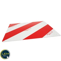 Lot de 2 panneaux carrés 423x423mm en aluminium homologué-Lem Select New