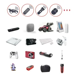 Lot de 4 Piles AAA - LR03 Li ion 1,5V rechargeables par USBC avec câble multi USB - 520302^Thomson