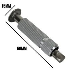 Lot de 5 pitons douilles escamotables en inox - Diam 12 mm --Linxor