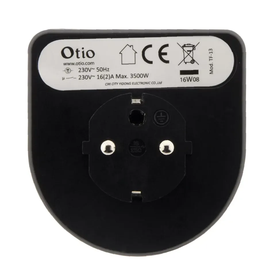 Lot de 2 programmateurs mécaniques - Noir --Otio Best