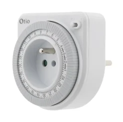 Lot de 2 programmateurs mécaniques - Blanc --Otio Clearance