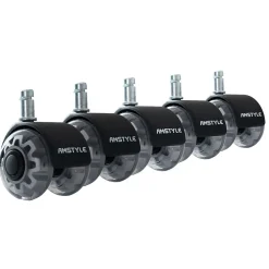 Lot de 5 Roulettes Universelles Robustes à Roulement Moderne Pivotant-Finebuy Clearance