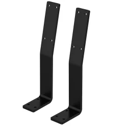 Lot de 2 supports de dossier en acier à visser pour siège banc lit 345x90x50 mm^Ml-Design