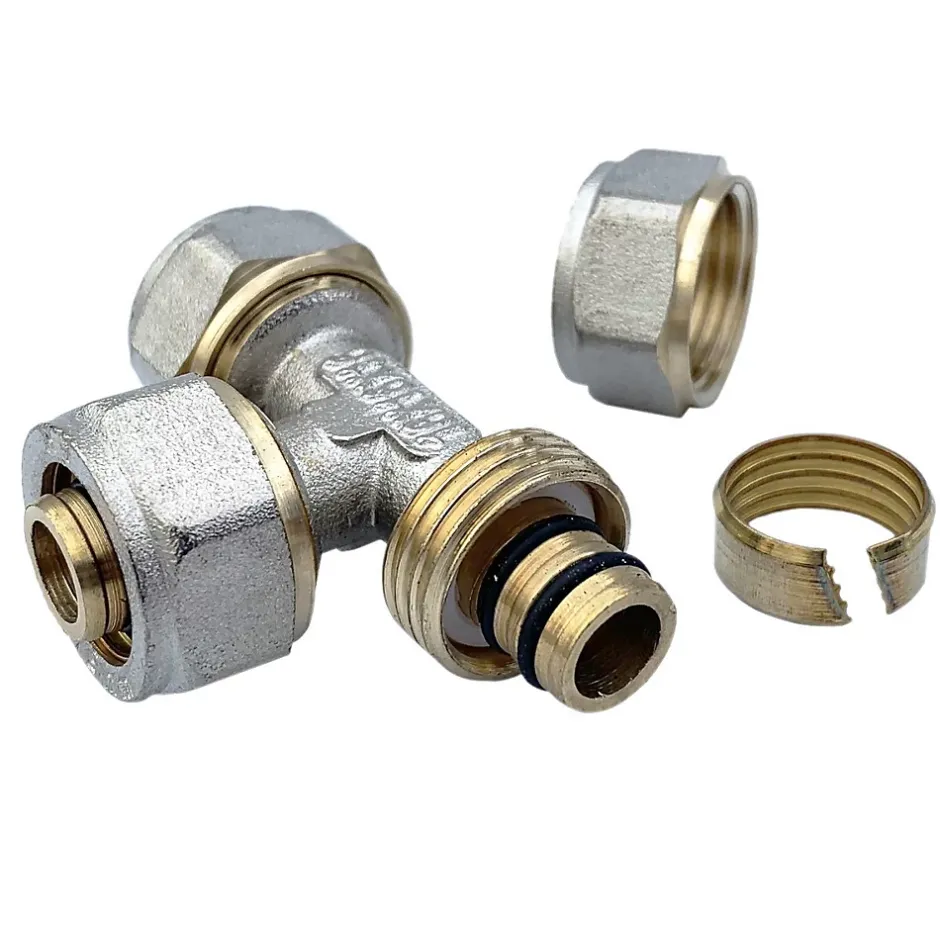 Lot de 1 Té à visser tube PER diam16x16x16 mm^Monmobilierdesign Best