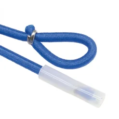 Lot de 10 tendeurs cabiclic - 1 embout et 1 boucle - 120 cm - Bleu --Linxor Discount