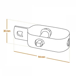 Lot de 10 tendeurs en acier galvanisé N2 pour fil de grillage -^Linxor New