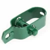 Lot de 10 tendeurs en acier galvanisé plastifié N3 pour fil de grillage - Vert --Linxor New