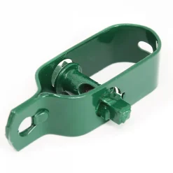 Lot de 10 tendeurs en acier galvanisé plastifié N3 pour fil de grillage - Vert --Linxor New