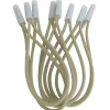 Lot de 10 tendeurs sandows Cabiclic avec embout basculant - Beige -^Linxor