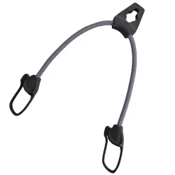 Lot de 10 tendeurs sandows sécurisés et normés avec passant piton - Gris --Linxor Outlet