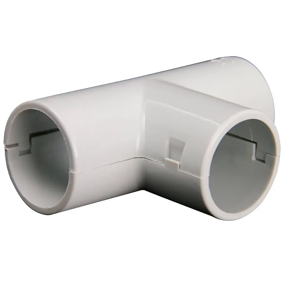 Lot de 10 Tés pour tube IRL diamètre 16mm - Gris --Zenitech New