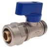 Lot de 10 Vanne à bille sphérique 1/2"x16 pour tube PER diam16 Bleu^Monmobilierdesign Online