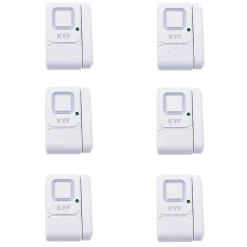 Lot de 6 x Mini alarme fenêtre/porte (Avec fonction carillon)^Kyf Hot