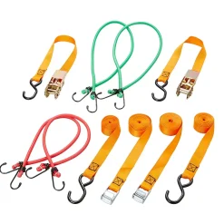 Lot tendeur et sangle Polyester (PES), polypropylène (PP) et caoutchouc-Diall Discount