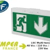 Luminaire sur Source Centrale évacuation IP44 Multitensions Toledo^Zemper Best
