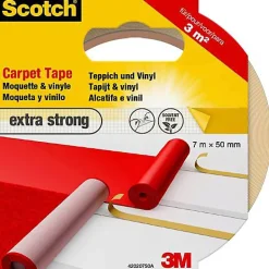 3M 42022050 Ruban adhésif double-face pour tapis Scotch blanc 50 mm x 20 m-E45