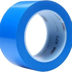 3M 471F Ruban adhésif PVC bleu 33 m x 50 mm 0,13 mm - 1 pièce-E45