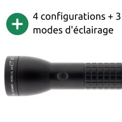 ML300LX Lampe torche LED 2x piles D - Noir-Maglite Hot
