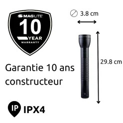 ML300LX Lampe torche LED 3x piles D - Noir^Maglite Best