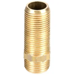 Mamelon long double mâle 40mm 15/21 laiton - - D04103B^Garis Best