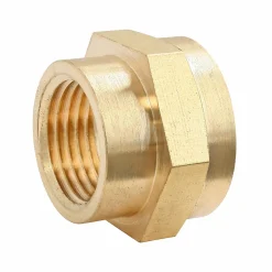 Manchon réduit laiton Femelle 20/27 (3/4") - Femelle 15/21 (1/2"), lot de 2-Somatherm for you New