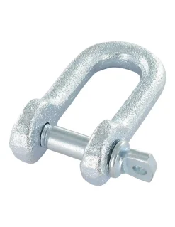 Manille Droite à Piton à Oeil Acier zingué 18 - 1 pièce-Vis Express Best