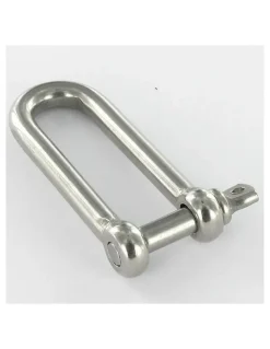 Manille Droite Longue Forgée Inox A4 Diamètre 10 - 5 pièces-Vis Express