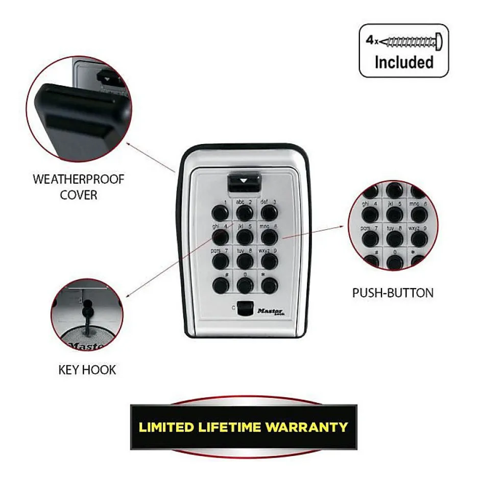Boite a cles securisee - Boutons Poussoirs-Master Lock Sale