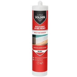 Mastic acrylique multi-matériaux blanc 280ml-Volden Hot