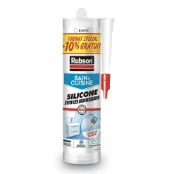 Mastic bain et cuisine blanc 310ml^Rubson Clearance