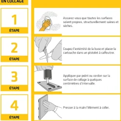 Mastic colle blanc 300 ml flex PRO 11 FC vendu par 2-Sika Discount