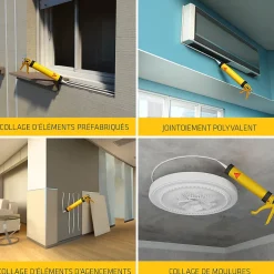 Mastic colle blanc 300 ml flex PRO 11 FC vendu par 2-Sika Discount