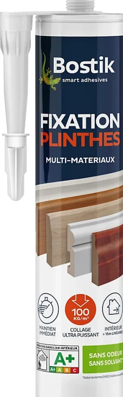 Mastic colle fixation plinthe 310 ml^Bostik Best