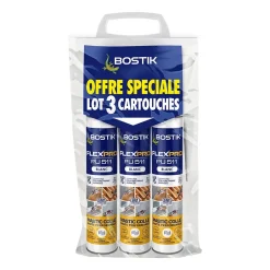 Mastic colle haute performance Flexpro pu 511 en lot de 3, 300 ml blanc-Bostik Outlet
