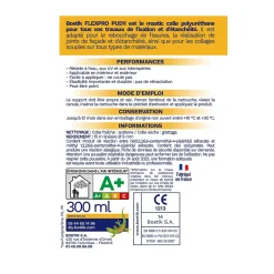 Mastic colle haute performance Flexpro pu 511, 300 ml gris-Bostik
