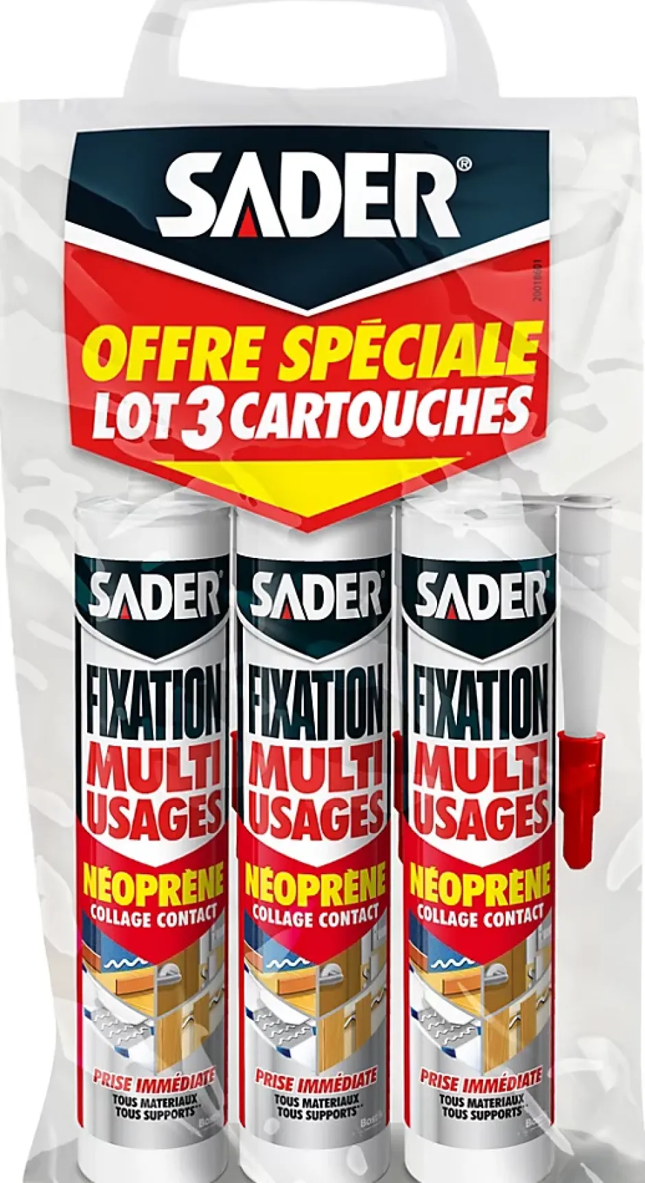 Mastic colle multi-usage 310 ml, lot de 3-Sader Hot