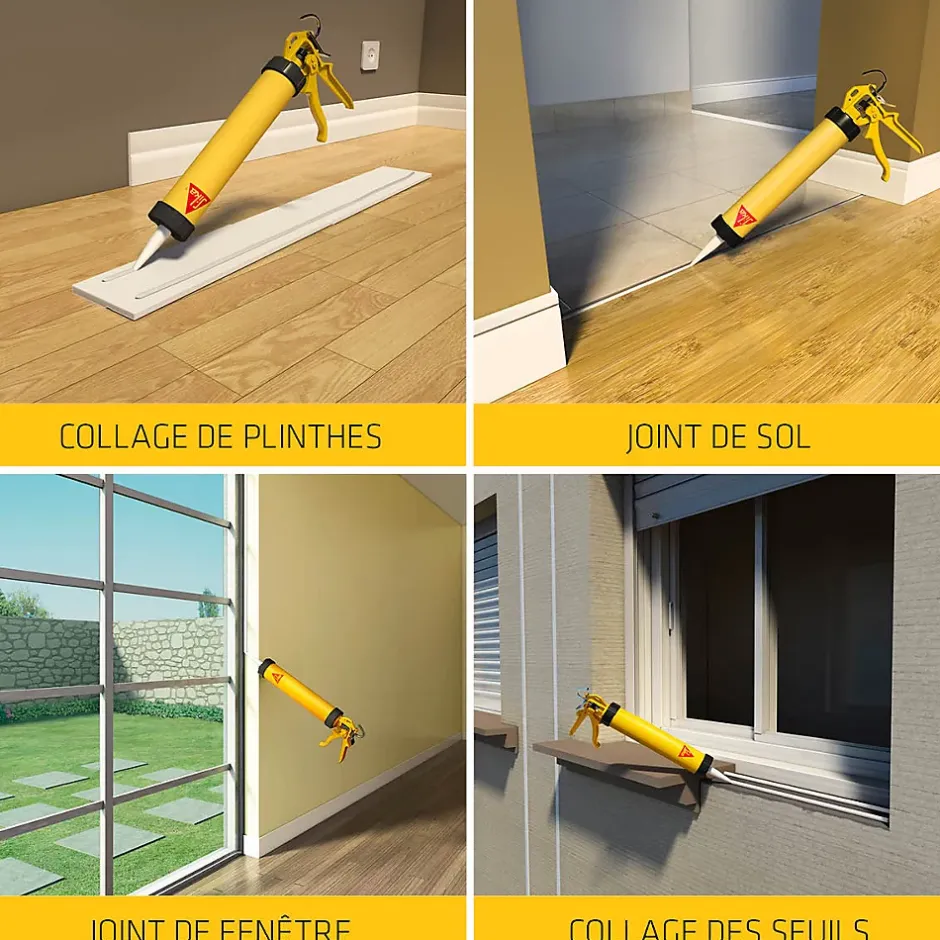 Mastic colle tout en un flex 11FC, Beige^Sika Online