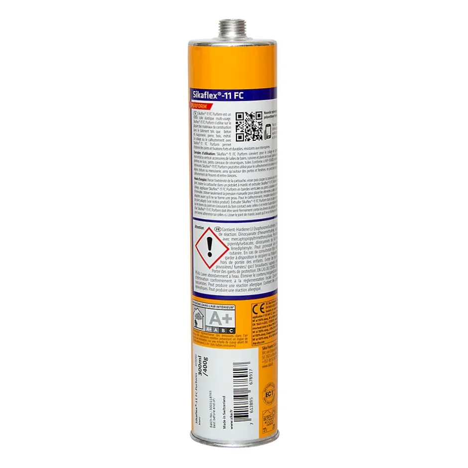 Mastic colle tout en un flex 11FC, Blanc-Sika Clearance