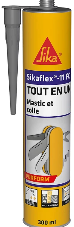 Mastic colle tout en un flex 11FC, Gris-Sika Outlet