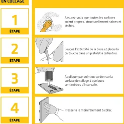 Mastic colle tout en un flex 11FC, Gris-Sika Outlet