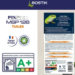 Mastic colle tuiles 290 ml coloris brique-Bostik Outlet